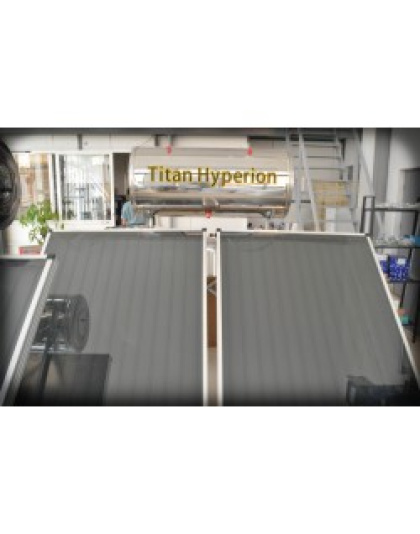 Ηλιακός θερ/νας TITAN HYPERION Glass/Inox  Επιλεκτικός  Διπλής Ενεργείας 100 lt 1.5 m2