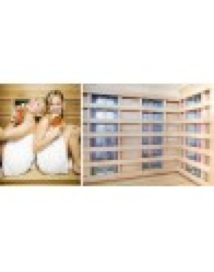 Helios εσωτερική σάουνα υπέρυθρων 82.8 x 100,7 x 194 cm για 1 άτομο