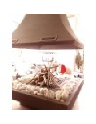 Κρεμαστό - ανοικτό τζάκι  FUTURA