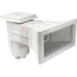 Skimmer Πισίνας Μπετού 17.5L με Tετράγωνο Kαπάκι &amp; Μακρύ Λαιμό ASTRAL POOL -495x80mm